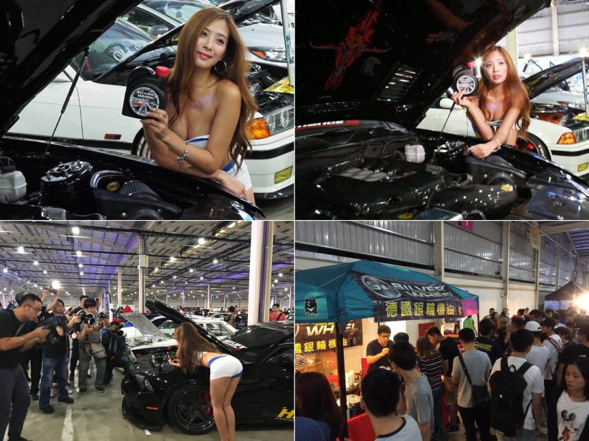 Silver Wheel at Stance Garage in Taiwan